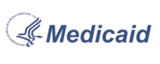 The official logo for Medicaid, a payment option accepted by Positive Leaps.